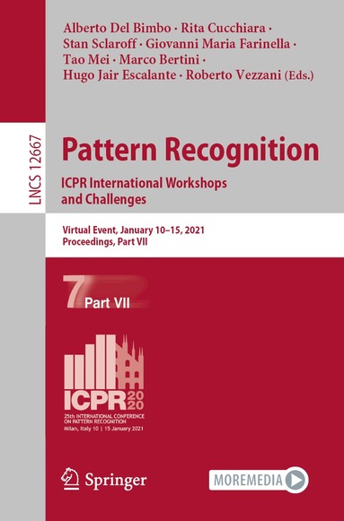 Alberto Del Bimbo, Rita Cucchiara, Stan Sclaroff, Giovanni Maria Farinella, Tao Mei, Marco Bertini, Hugo Jair Escalante, Roberto Vezzani - Pattern Recognition. ICPR International Workshops and Challenges, Häftad