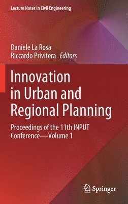 Innovation in Urban and Regional Planning 1