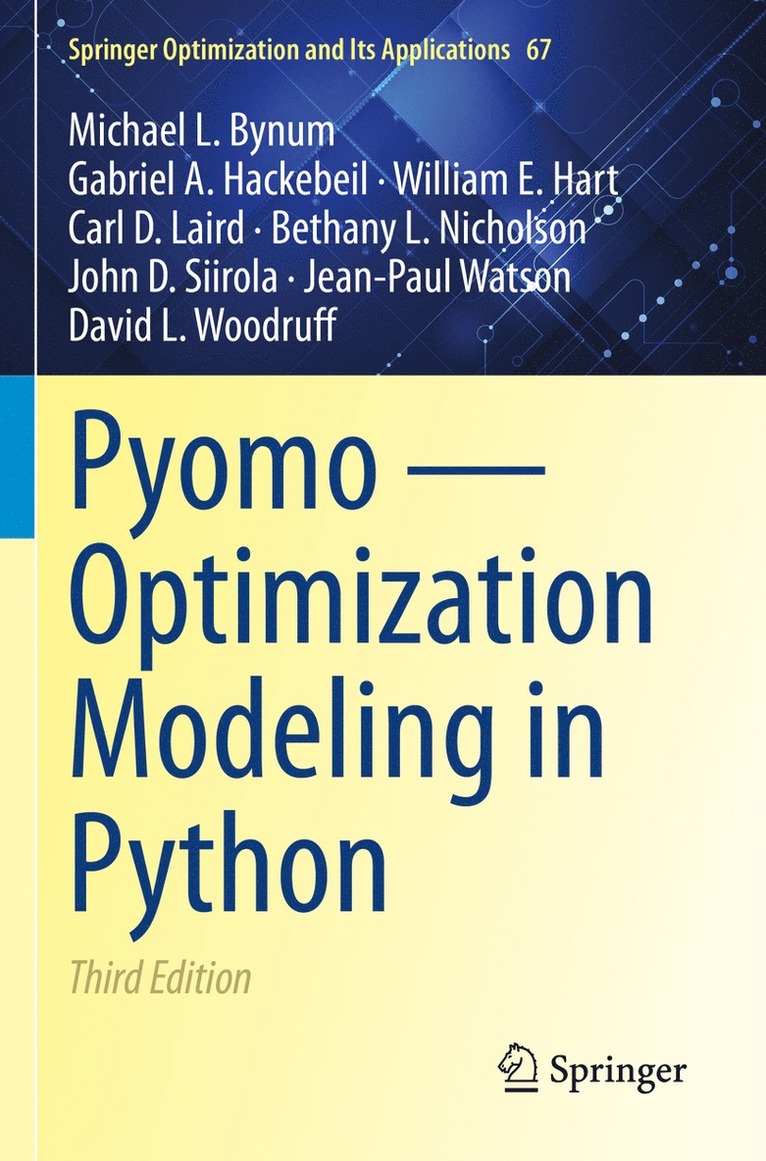 Pyomo  Optimization Modeling in Python 1