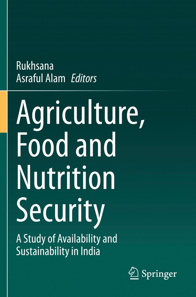 Rukhsana, Asraful Alam - Agriculture, Food and Nutrition Security, Häftad