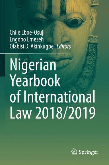 bokomslag Nigerian Yearbook of International Law 2018/2019