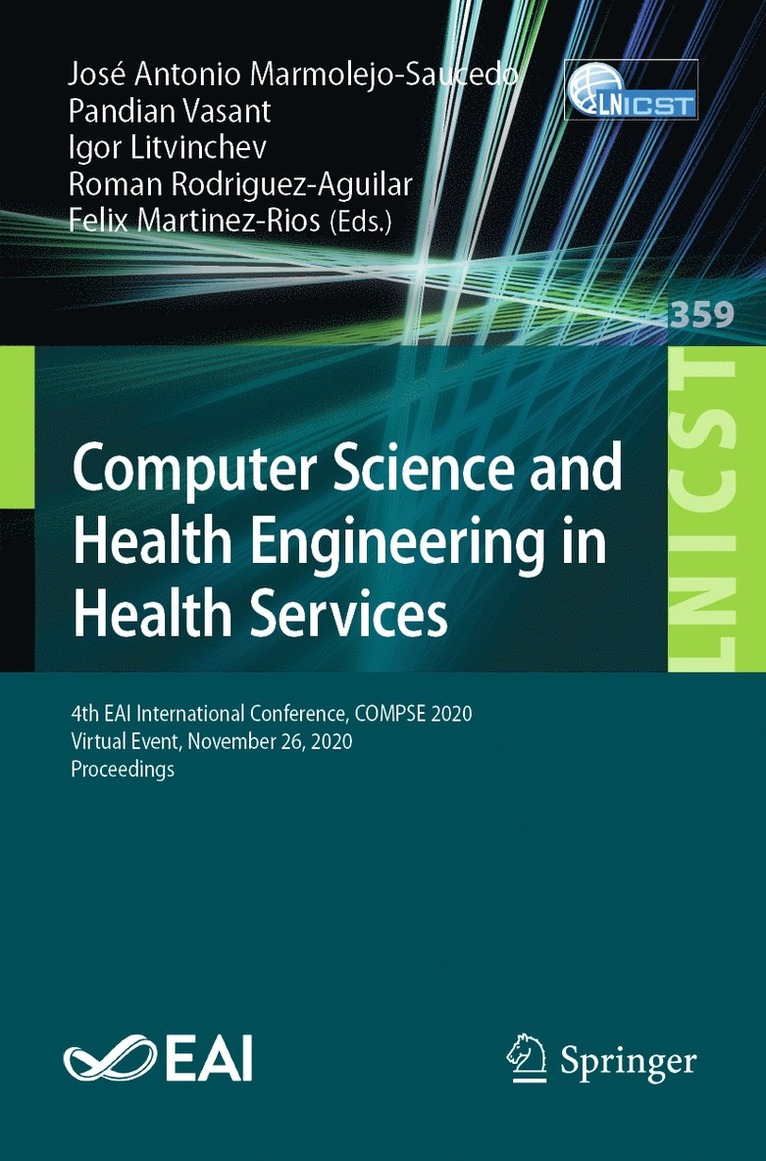 José Antonio Marmolejo-Saucedo, Pandian Vasant, Igor Litvinchev, Roman Rodriguez-Aguilar, Felix Martinez-Rios, Jose Antonio Marmolejo-Saucedo - Computer Science and Health Engineering in Health Services, Häftad