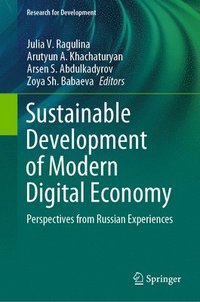 bokomslag Sustainable Development of Modern Digital Economy