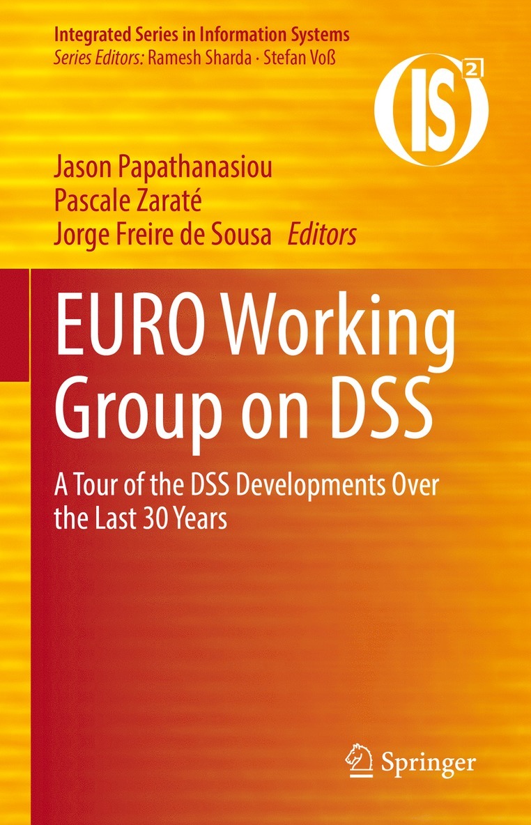 Jason Papathanasiou, Pascale Zaraté, Jorge Freire de Sousa, Pascale Zarate - EURO Working Group on DSS, Inbunden