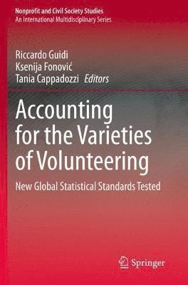Riccardo Guidi, Ksenija Fonović, Tania Cappadozzi, Ksenija Fonovic - Accounting for the Varieties of Volunteering, Häftad