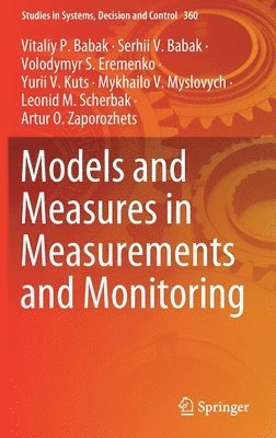 bokomslag Models and Measures in Measurements and Monitoring