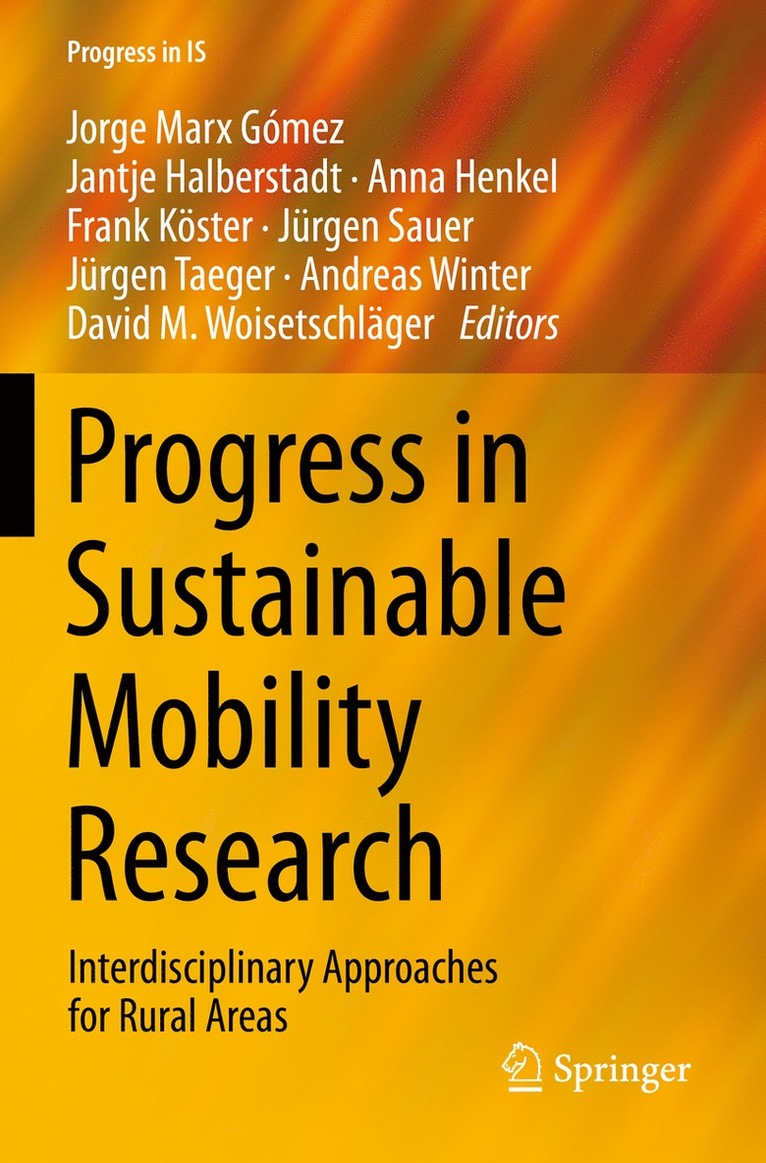 Progress in Sustainable Mobility Research 1