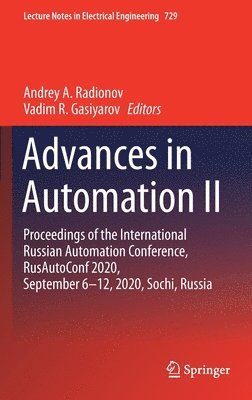 Advances in Automation II 1