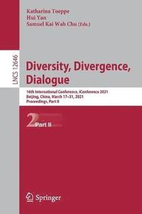 bokomslag Diversity, Divergence, Dialogue