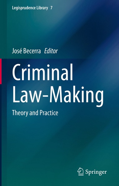 bokomslag Criminal Law-Making