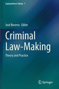 bokomslag Criminal Law-Making