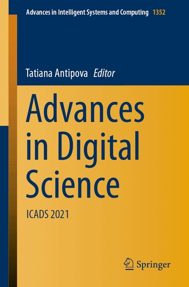 Tatiana Antipova - Advances in Digital Science, Häftad