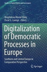 bokomslag Digitalization of Democratic Processes in Europe