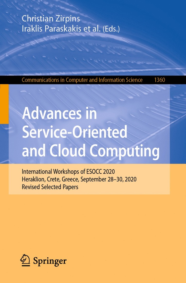 Advances in Service-Oriented and Cloud Computing 1