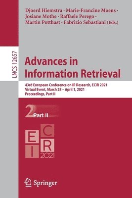 bokomslag Advances in  Information Retrieval