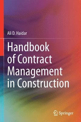 bokomslag Handbook of Contract Management in Construction