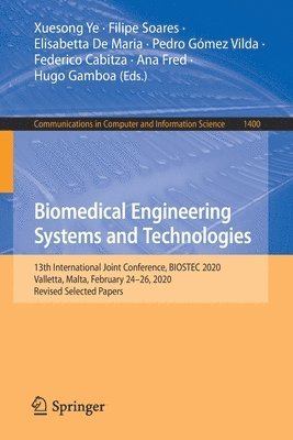 bokomslag Biomedical Engineering Systems and Technologies