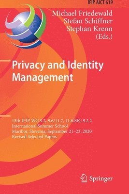 Privacy and Identity Management 1