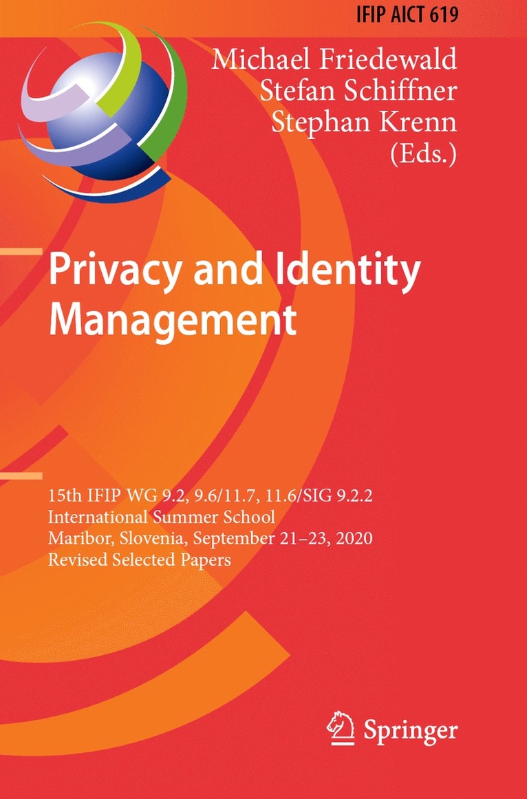 Privacy and Identity Management 1