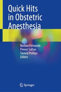 bokomslag Quick Hits in Obstetric Anesthesia