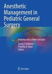 bokomslag Anesthetic Management in Pediatric General Surgery