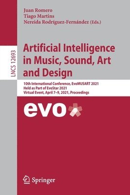 bokomslag Artificial Intelligence in Music, Sound, Art and Design