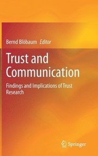 bokomslag Trust and Communication