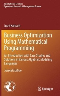 bokomslag Business Optimization Using Mathematical Programming