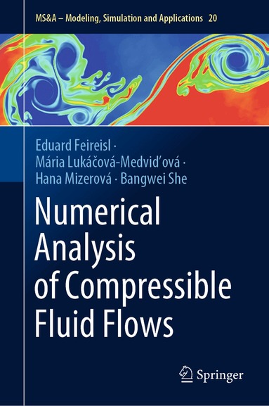 Eduard Feireisl, Mária Lukáčová-Medviďová, Hana Mizerová, Bangwei She - Numerical Analysis of Compressible Fluid Flows, Inbunden