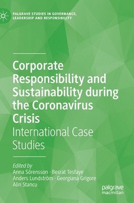 bokomslag Corporate Responsibility and Sustainability during the Coronavirus Crisis