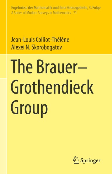 Jean-Louis Colliot-Thélène, Alexei N. Skorobogatov - Brauer–Grothendieck Group, Inbunden