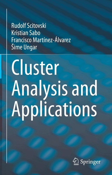 Rudolf Scitovski, Kristian Sabo, Francisco Martínez-Álvarez, Šime Ungar - Cluster Analysis and Applications, Inbunden