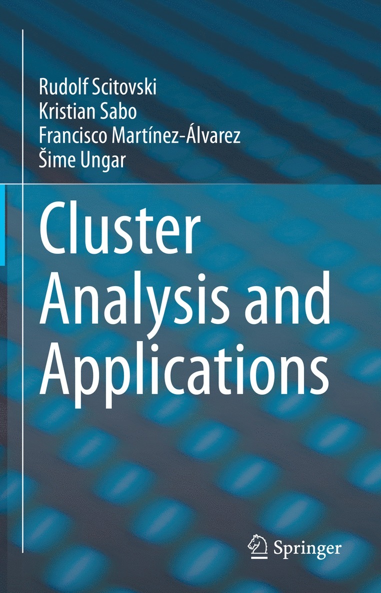 Rudolf Scitovski, Kristian Sabo, Francisco Martínez-Álvarez, Šime Ungar, Francisco Martinez-Alvarez, Sime Ungar - Cluster Analysis and Applications, Inbunden