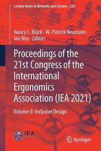 bokomslag Proceedings of the 21st Congress of the International Ergonomics Association (IEA 2021)