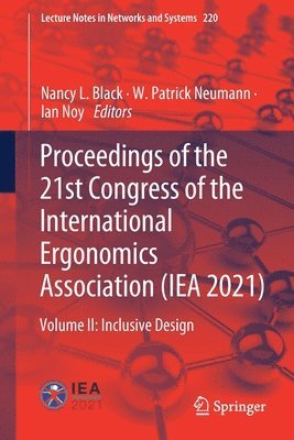 Proceedings of the 21st Congress of the International Ergonomics Association (IEA 2021) 1