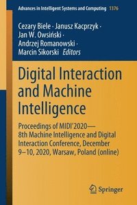 bokomslag Digital Interaction and Machine Intelligence