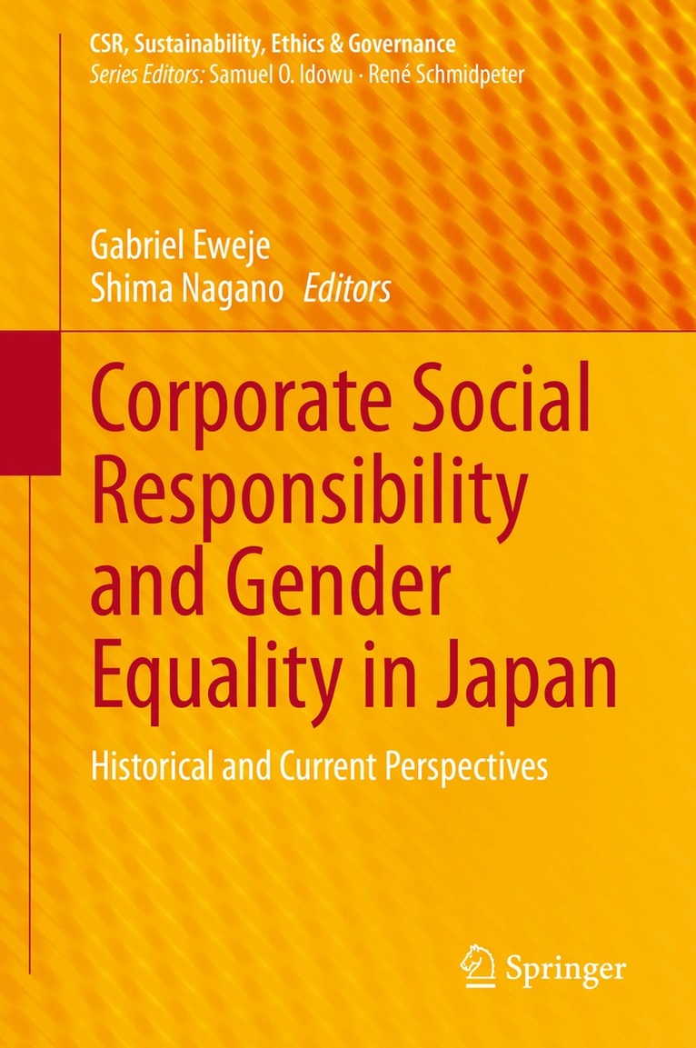 Gabriel Eweje, Shima Nagano - Corporate Social Responsibility and Gender Equality in Japan, Inbunden