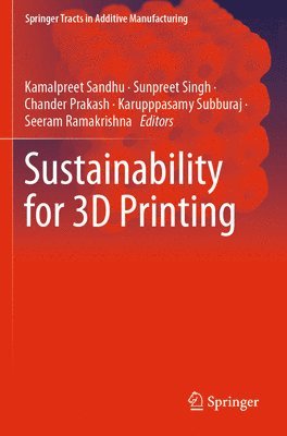 bokomslag Sustainability for 3D Printing