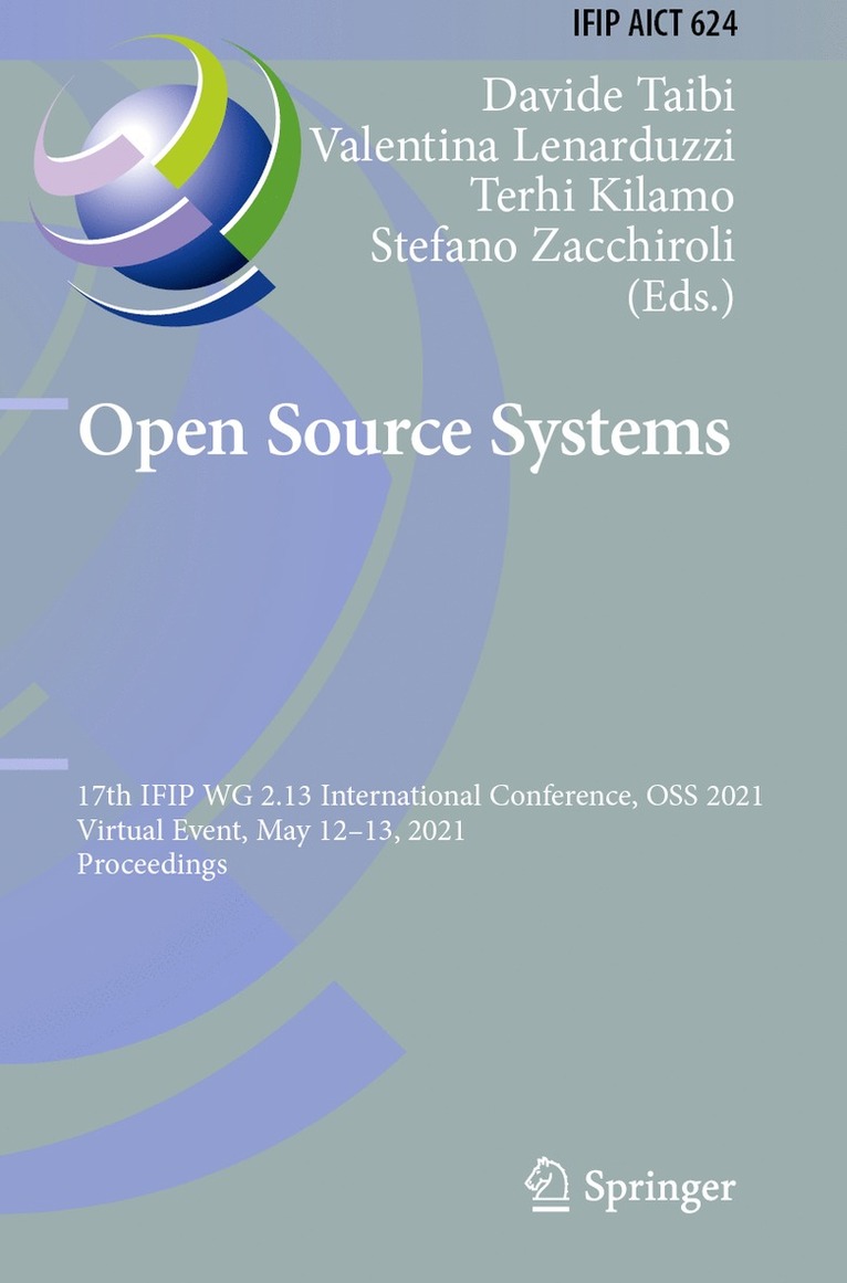 Davide Taibi, Valentina Lenarduzzi, Terhi Kilamo, Stefano Zacchiroli - Open Source Systems, Häftad