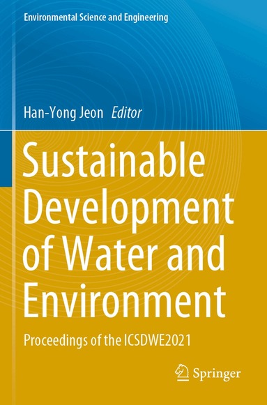 Han-Yong Jeon - Sustainable Development of Water and Environment, Häftad