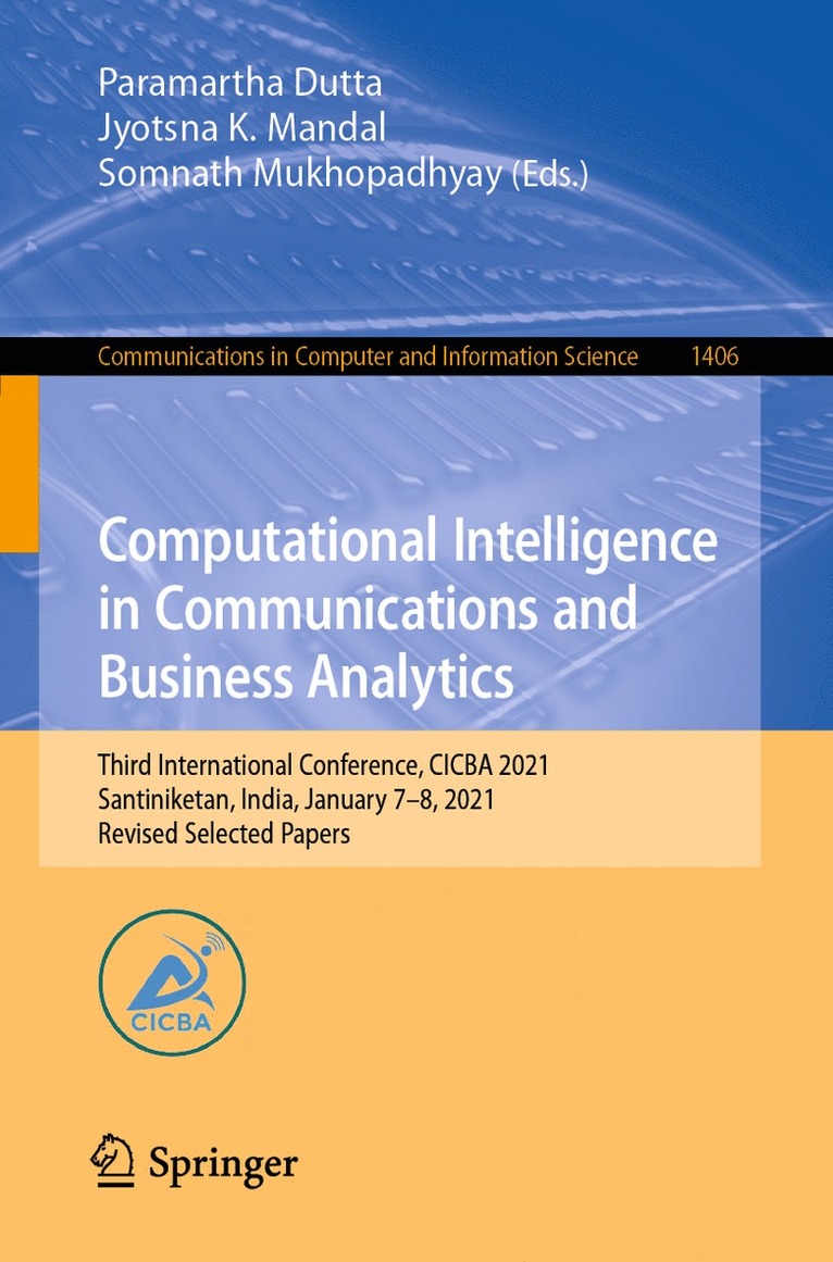 Computational Intelligence in Communications and Business Analytics 1