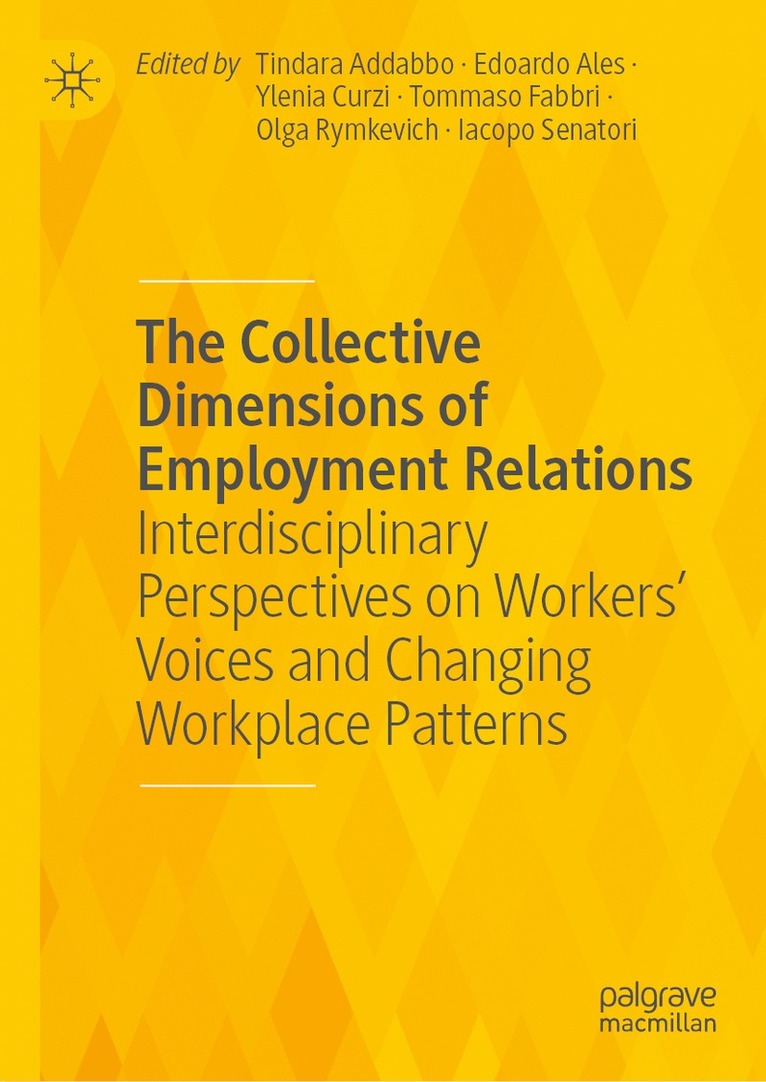 Tindara Addabbo, Edoardo Ales, Ylenia Curzi, Tommaso Fabbri, Olga Rymkevich, Iacopo Senatori - Collective Dimensions of Employment Relations, Inbunden
