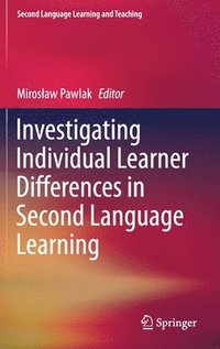 bokomslag Investigating Individual Learner Differences in Second Language Learning