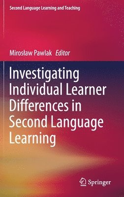 bokomslag Investigating Individual Learner Differences in Second Language Learning