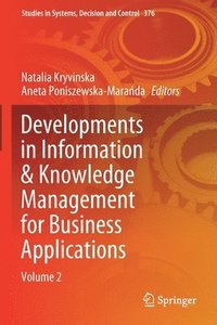 bokomslag Developments in Information & Knowledge Management for Business Applications
