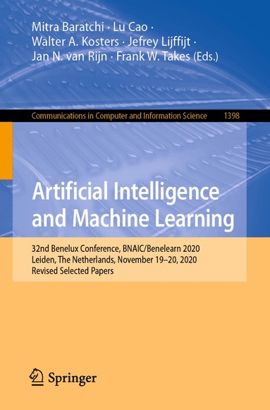 Mitra Baratchi, Lu Cao, Walter A. Kosters, Jefrey Lijffijt, Jan N. van Rijn, Frank W. Takes - Artificial Intelligence and Machine Learning, Häftad