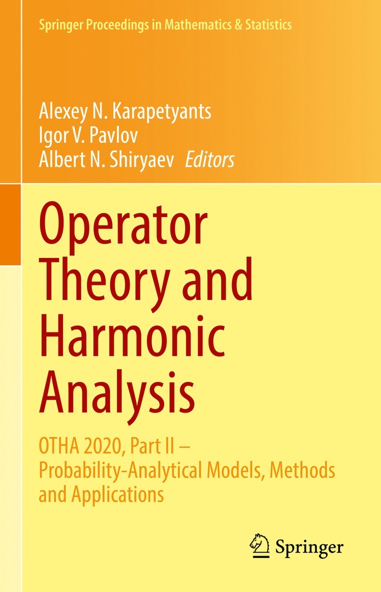 Operator Theory and Harmonic Analysis 1