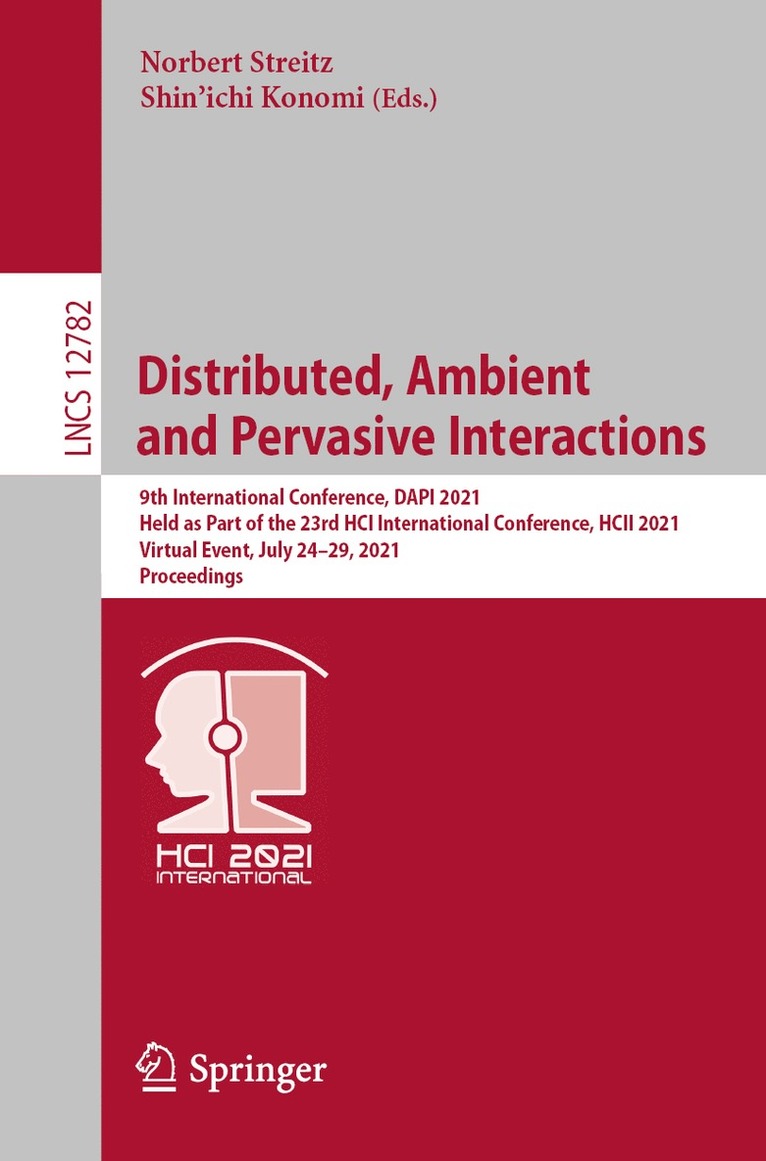 Distributed, Ambient and Pervasive Interactions 1