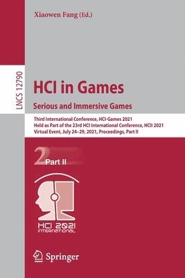 HCI in Games: Serious and Immersive Games 1