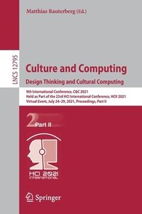 bokomslag Culture and Computing. Design Thinking and Cultural Computing